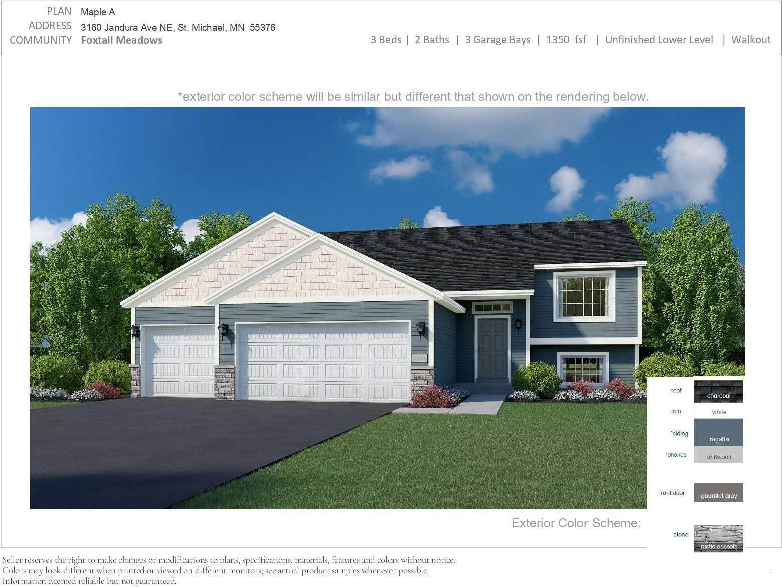 3160 Jandura Avenue NE, Saint Michael, MN 55376