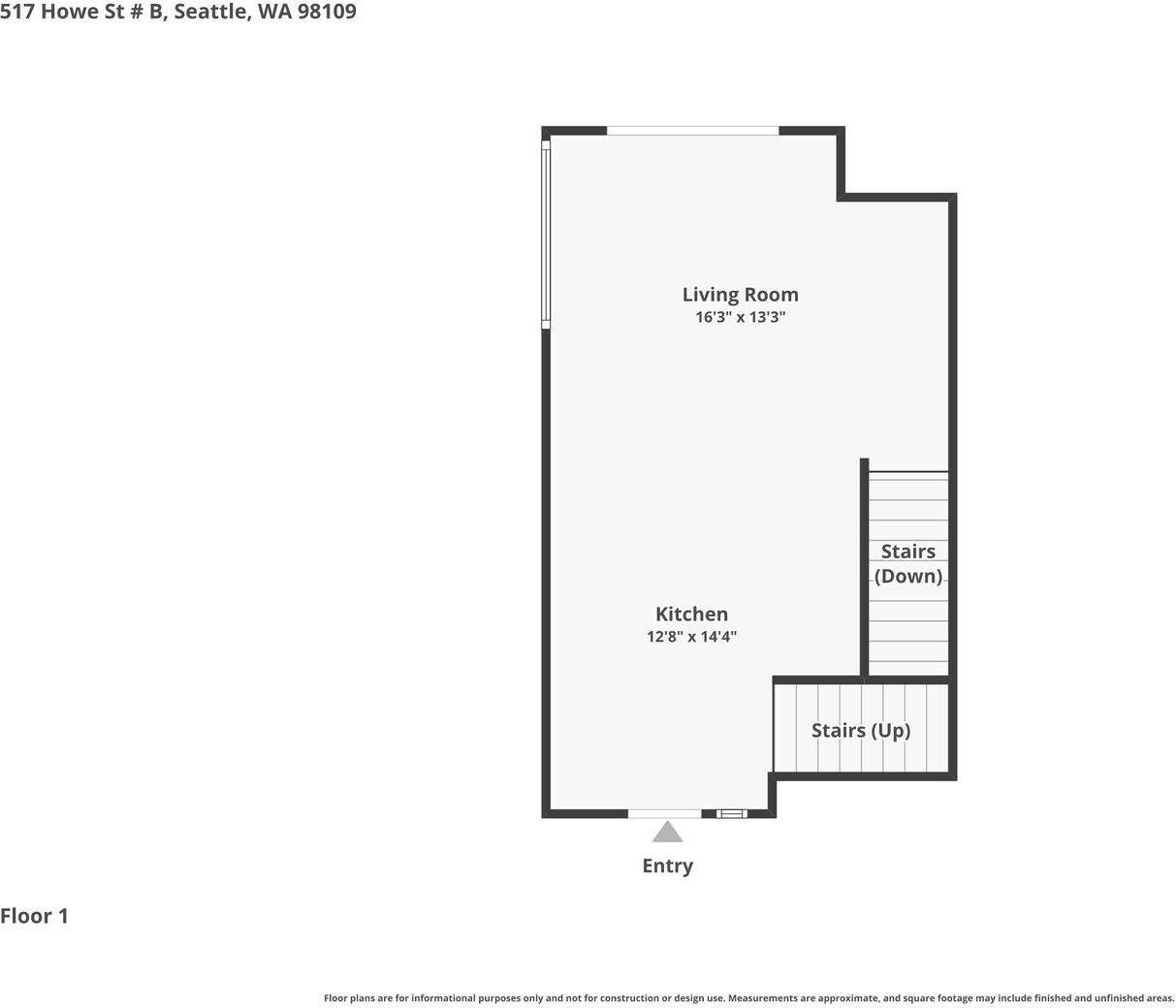 517 Howe Street, #B, Seattle, WA 98109