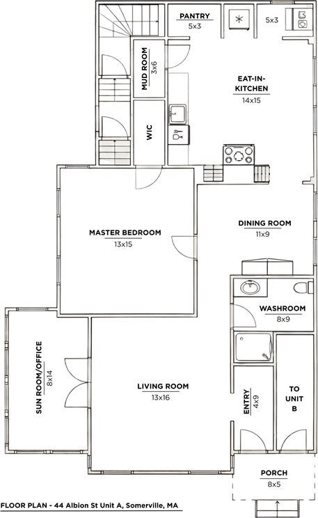 44 Albion St, #A, Somerville, MA 02143