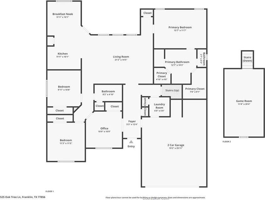 525 Oak Tree Lane, Franklin, TX 77856