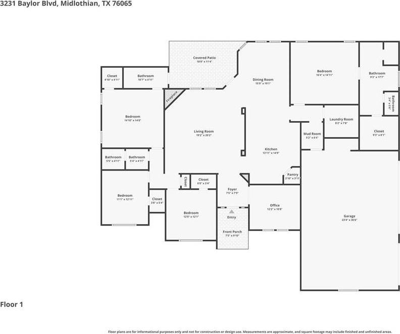 3231 Baylor Boulevard, Midlothian, TX 76065