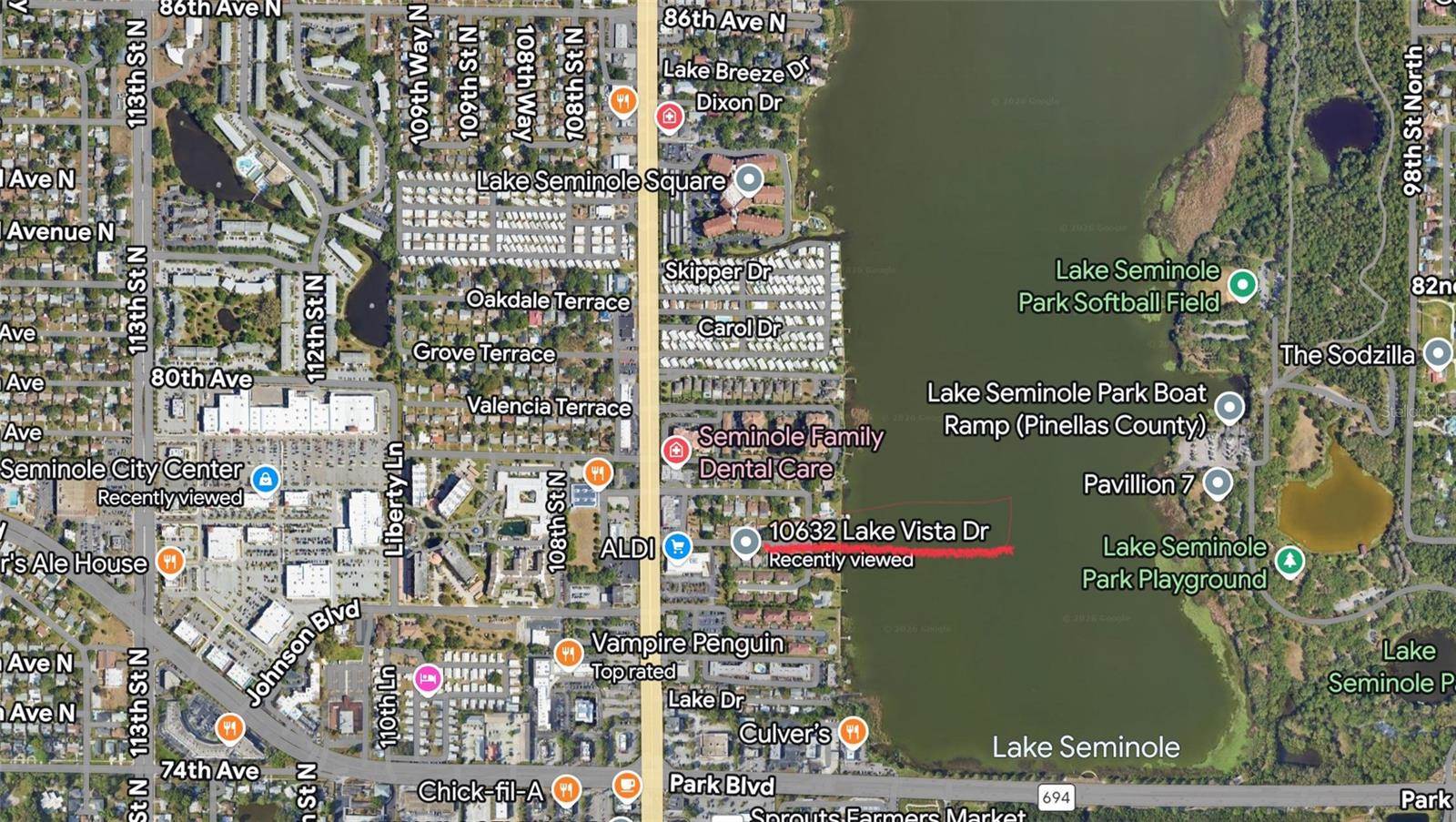 10632 Lake Vista Drive, Seminole, FL 33772