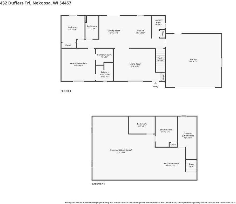 432 Duffers, Rome, WI 54457