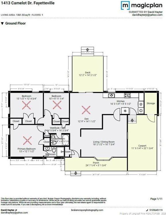 1413 Camelot Drive, Fayetteville, NC 28304