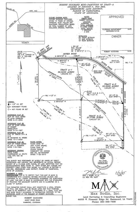 Robert Rd. 37.71 Ac, Hammond, LA 70403