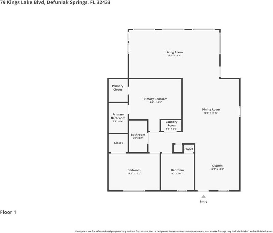 79 Kings Lake Boulevard, DeFuniak Springs, FL 32433
