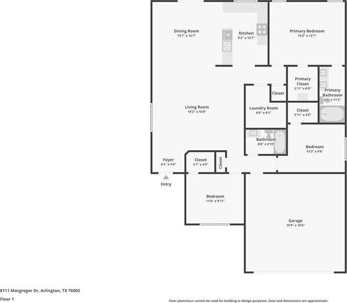 8111 Macgregor Drive, Arlington, TX 76002
