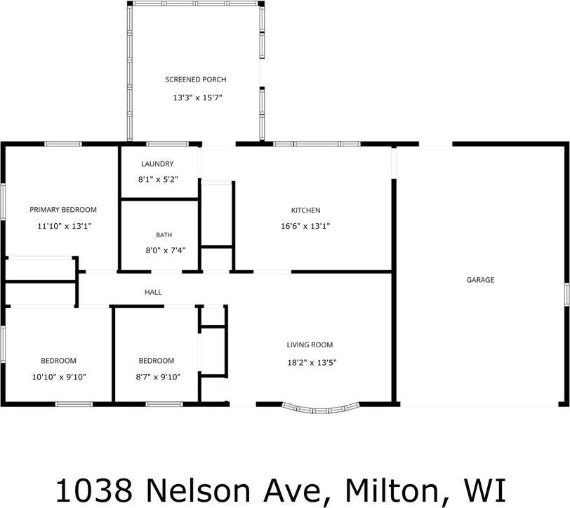 1038 Nelson AVENUE, Milton, WI 53563