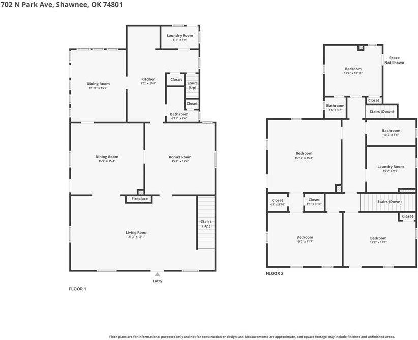 702 North Park Avenue, Shawnee, OK 74801