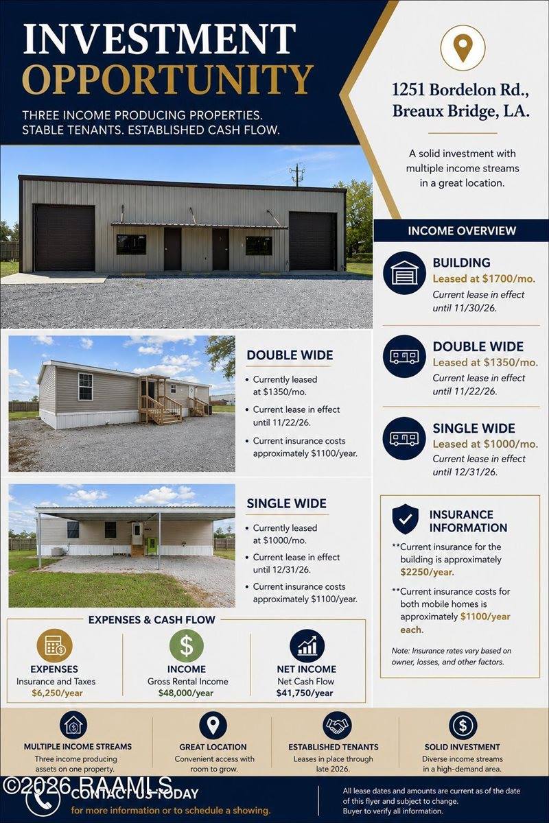1251 Bordelon Road, Breaux Bridge, LA 70517