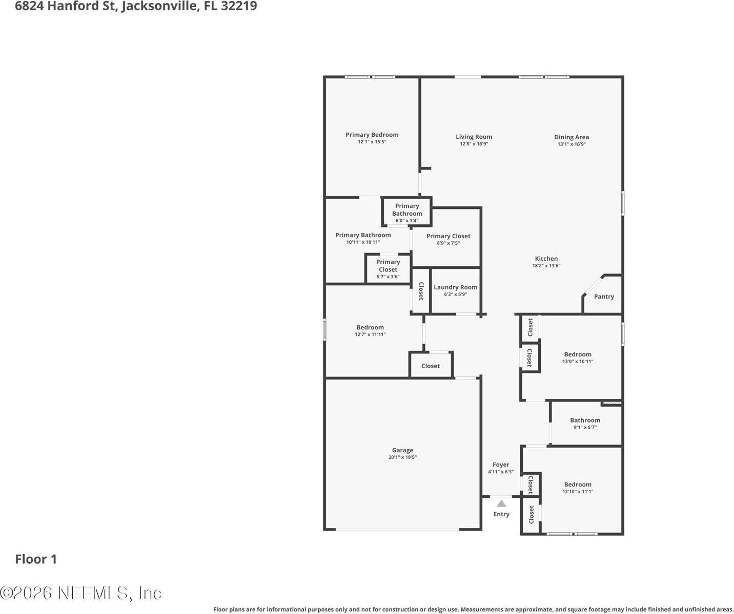 6824 Hanford Street, Jacksonville, FL 32219