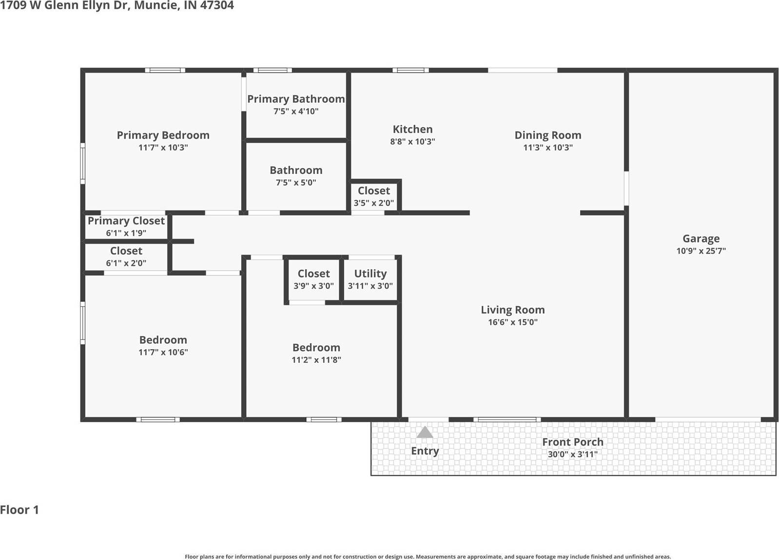 1709 W Glenn Ellyn Drive, Muncie, IN 47304