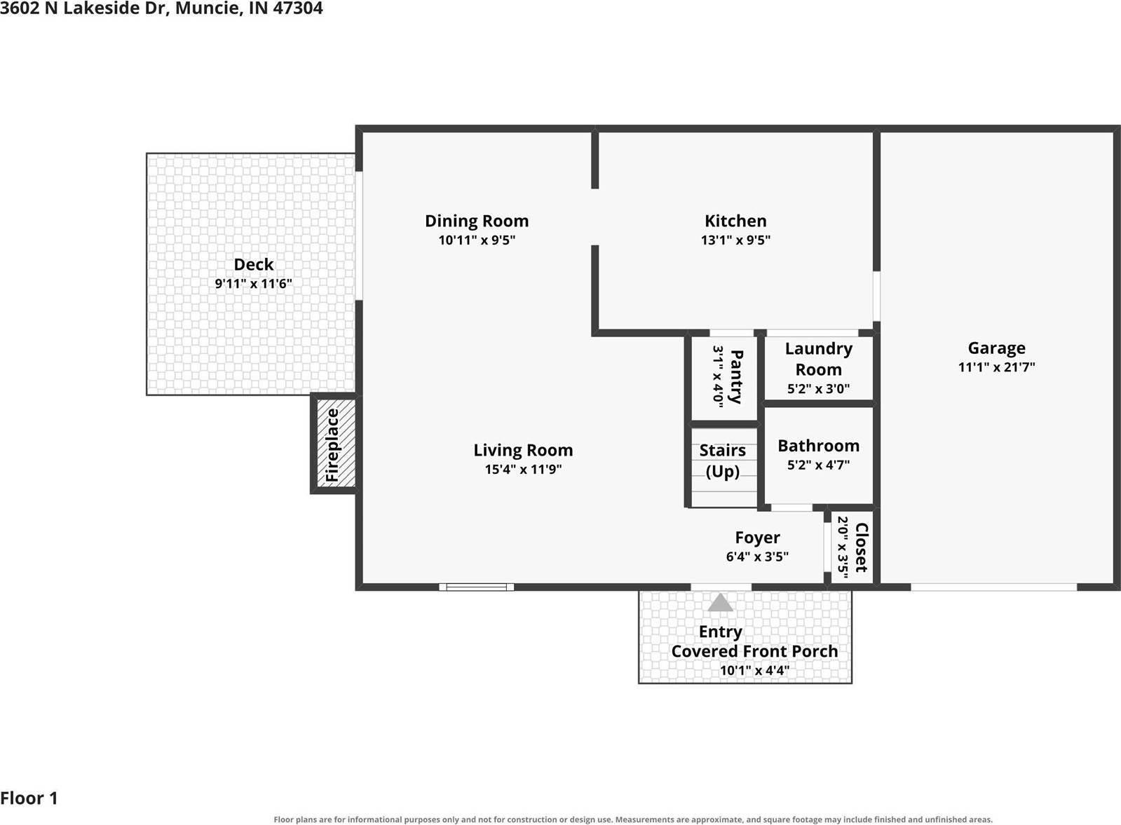 3602 N Lakeside Drive, Muncie, IN 47304
