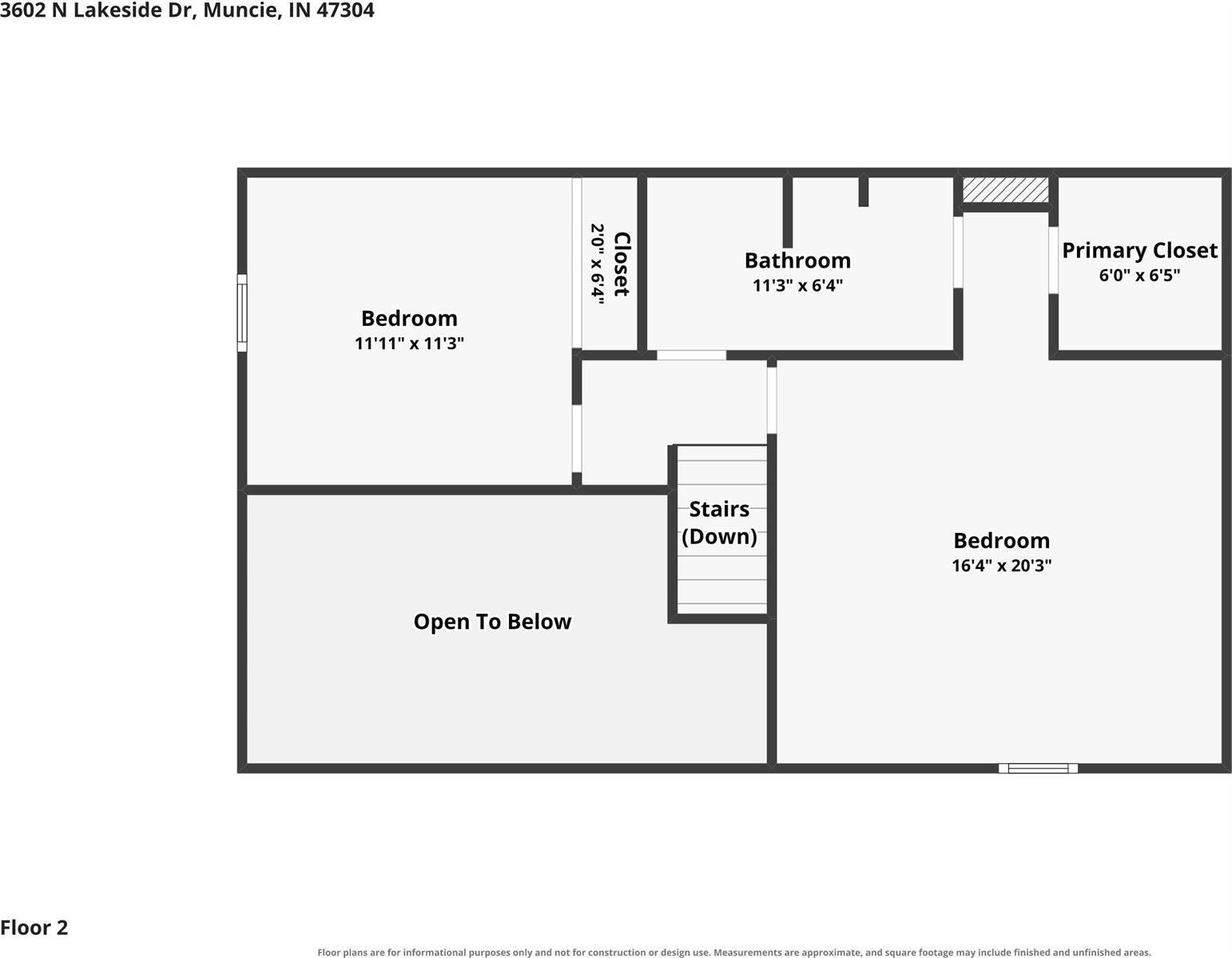 3602 N Lakeside Drive, Muncie, IN 47304