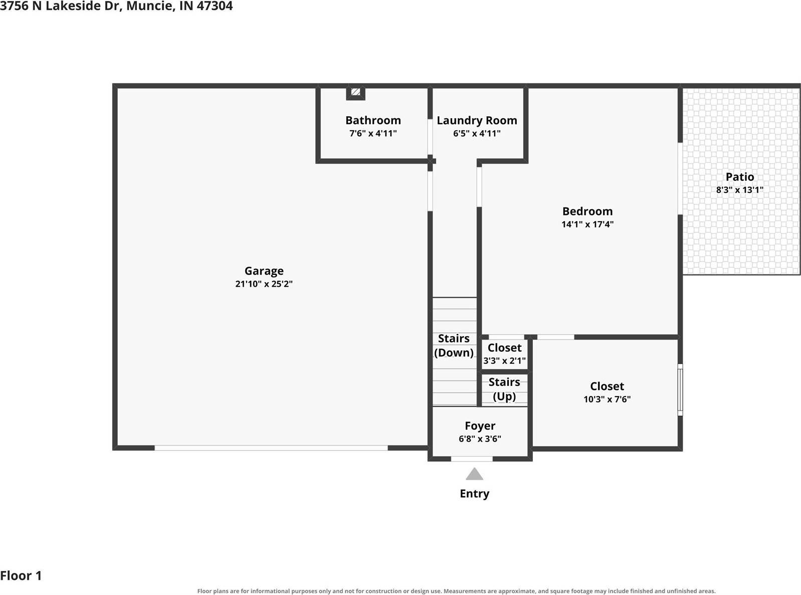 3756 North Lakeside Drive, Muncie, IN 47304
