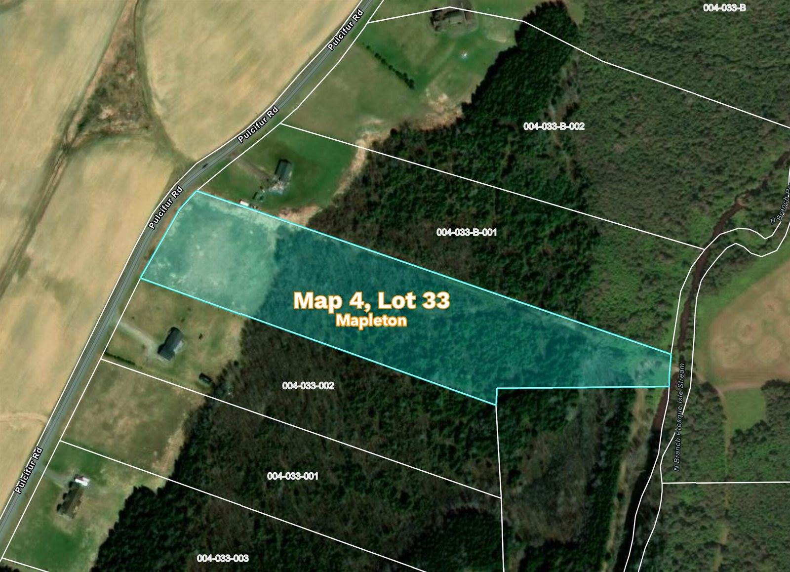 M4 L33 Pulcifur Road, Mapleton, ME 04757
