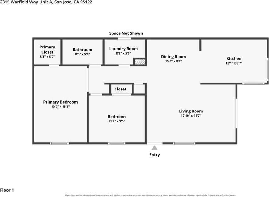 2315 Warfield Way, San Jose, CA 95122