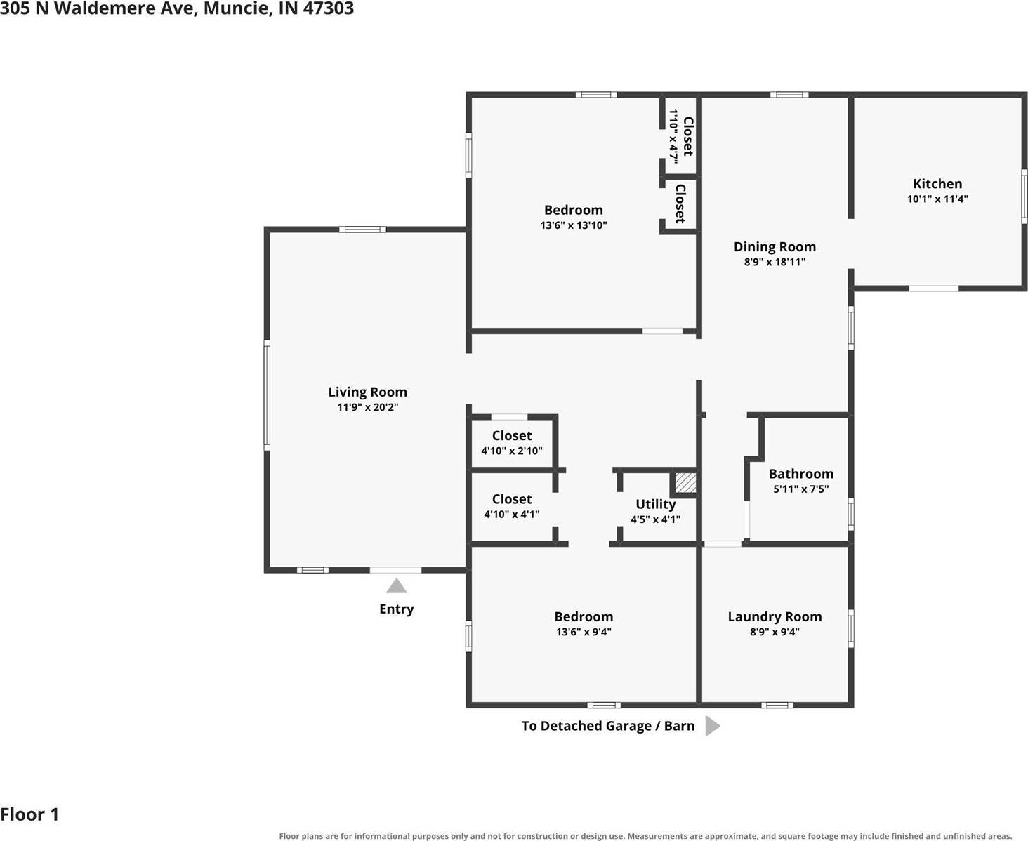 305 North Waldemere Avenue, Muncie, IN 47303
